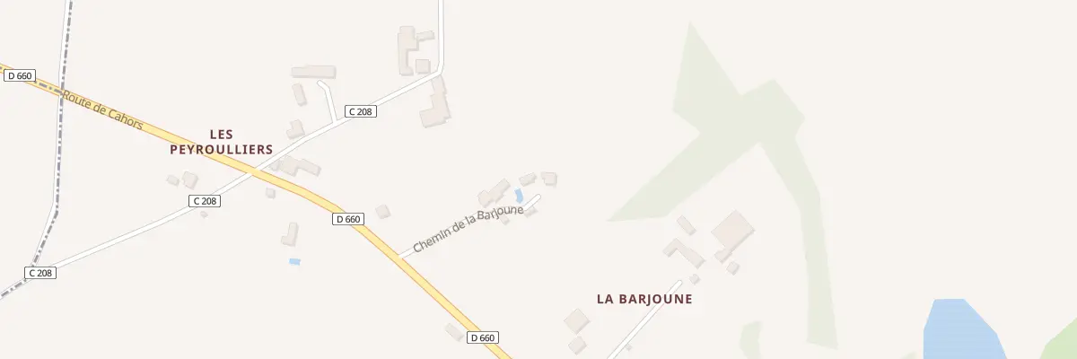 Plan du 34 La Barjounne à Lolme