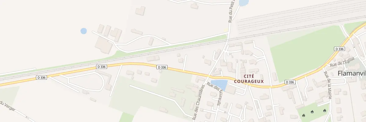 Plan du 2 Rue du Chateau à Flamanville