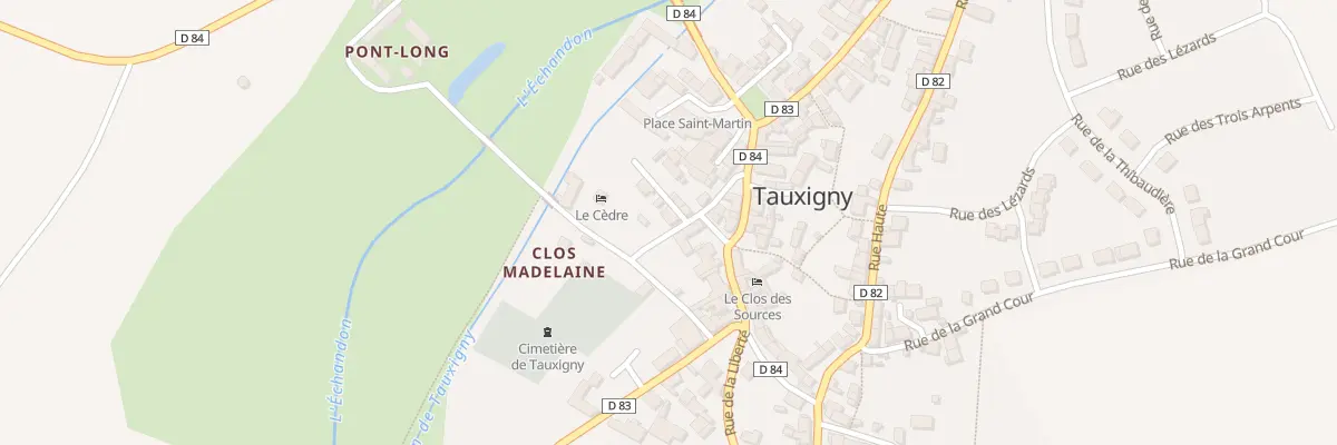 Plan du 1 Imp des Douves à Tauxigny-Saint-Bauld