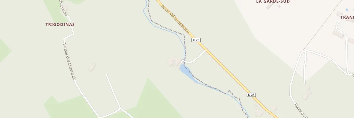 Plan du 128 Aillac au Buisson-de-Cadouin