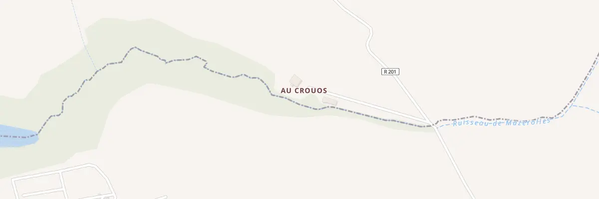 Plan du 455 Chem du Crouos à Mauroux