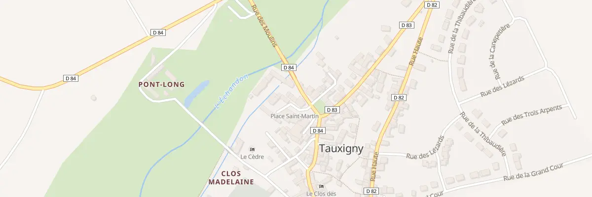Plan du 2 Pl St-Martin à Tauxigny-Saint-Bauld