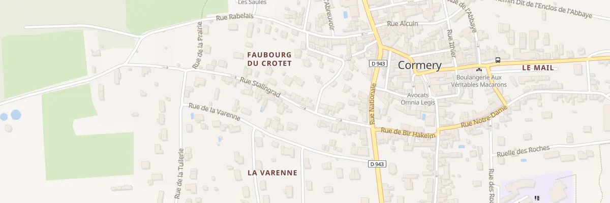 Plan du 10 Rue de Stalingrad à Cormery