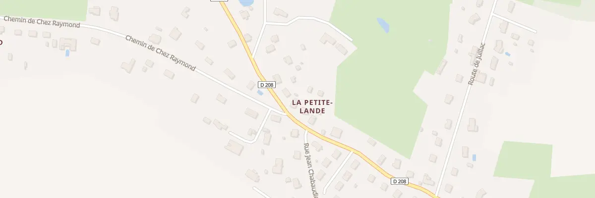 Plan du 21 Rte de la Lande à Rochechouart