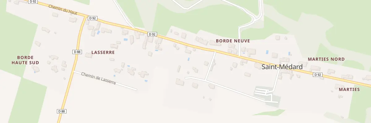 Plan du 24 Le Village à Saint-Médard