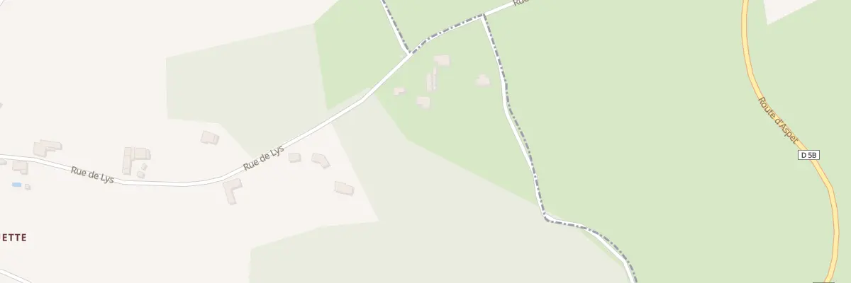 Plan du 25 Rue de Lys à Couret
