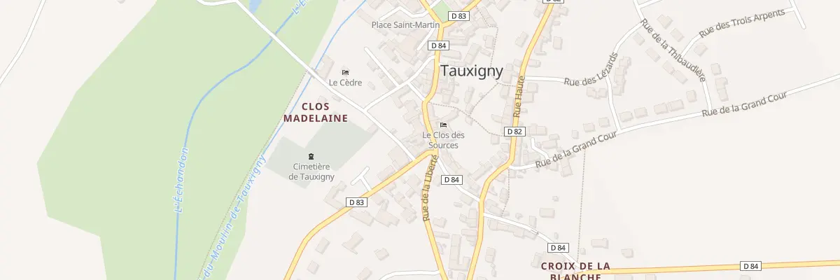 Plan du 42 Rue de la Liberté à Tauxigny-Saint-Bauld