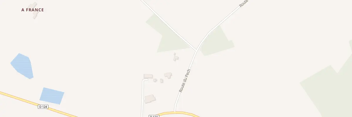 Plan du 179 Rte du Pech à Lacaussade