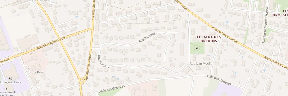 Plan du 38 Rue Ronsard à Montlouis-sur-Loire