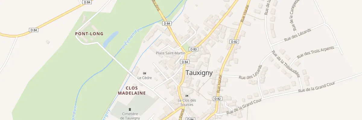 Plan du 1 Imp du Prieure à Tauxigny-Saint-Bauld