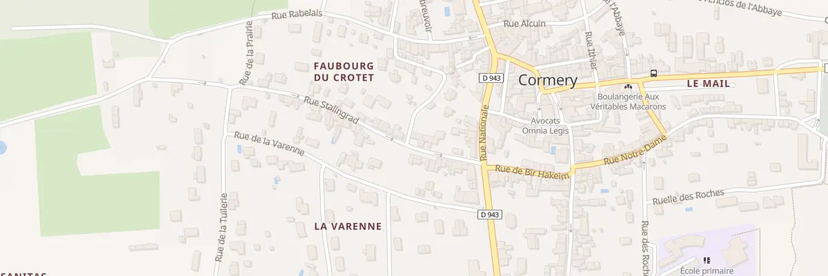 Plan du 6 Rue de Stalingrad à Cormery