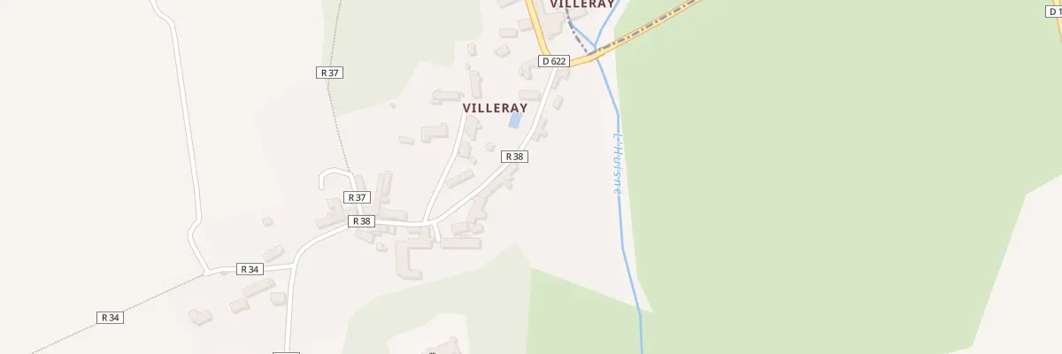 Plan du 95 Villeray à Sablons sur Huisne