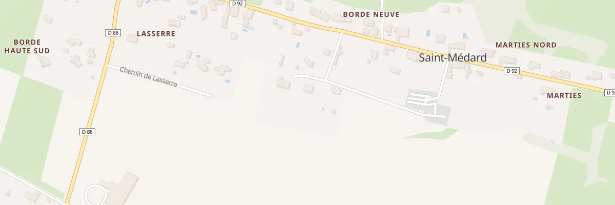Plan du 6 Che des Pyrenees à Saint-Médard