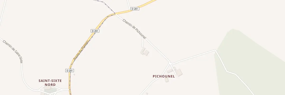 Plan du 5157 Pichounel à Dondas