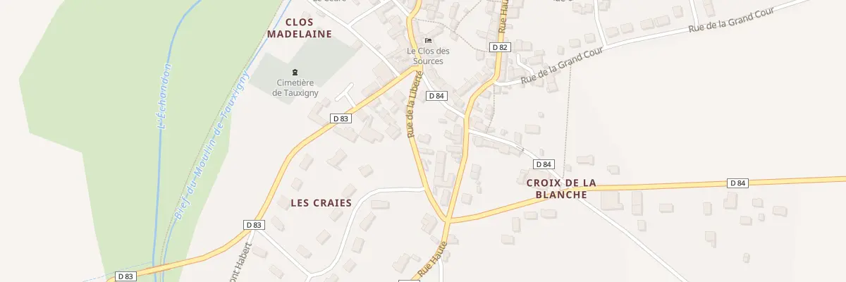 Plan du 67 Rue de la Liberté à Tauxigny-Saint-Bauld