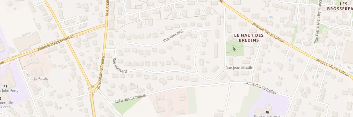 Plan du 20 Rue Ronsard à Montlouis-sur-Loire