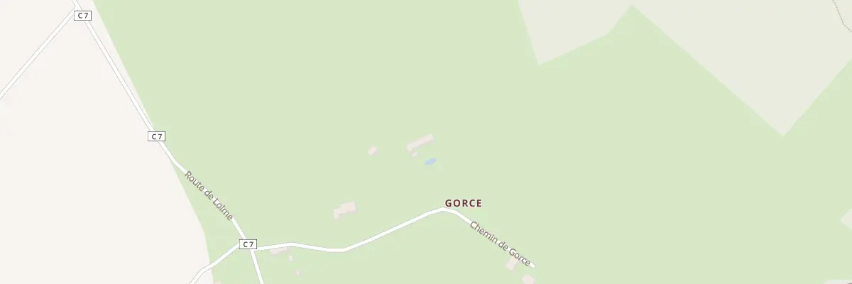 Plan de Gorce à Sainte-Croix