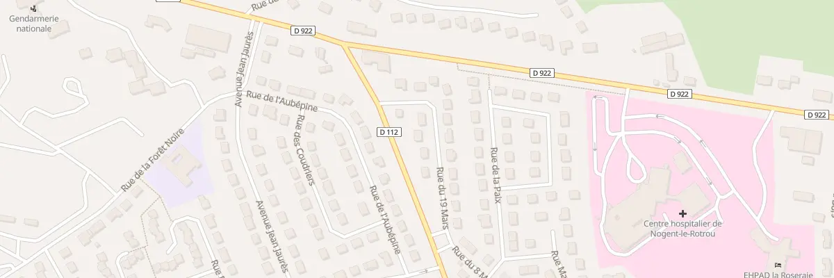 Plan du 6 Rue du 19 Mars à Nogent-le-Rotrou