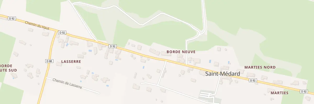Plan du 27 Borde Neuve à Saint-Médard