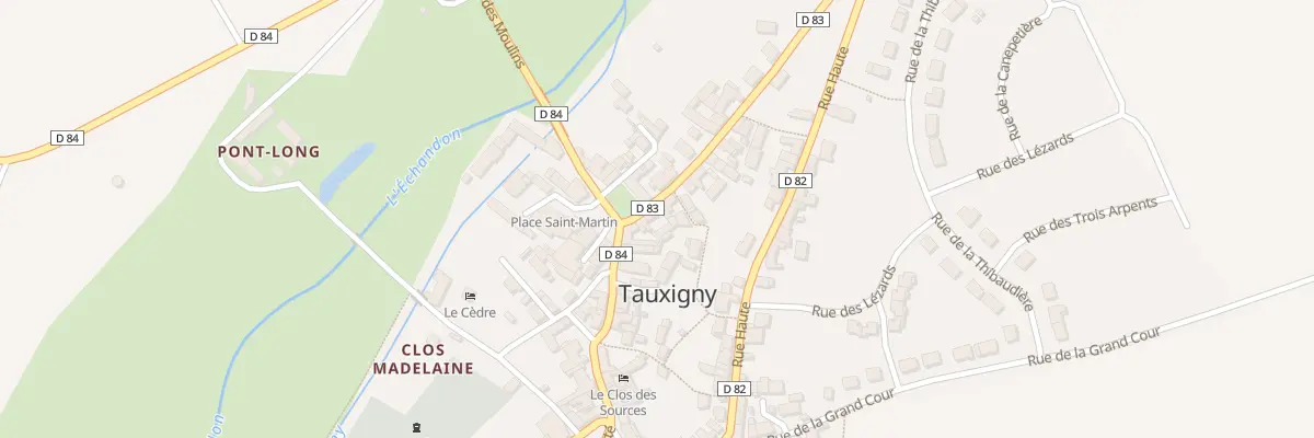 Plan du 29 Rue de la Liberté à Tauxigny-Saint-Bauld
