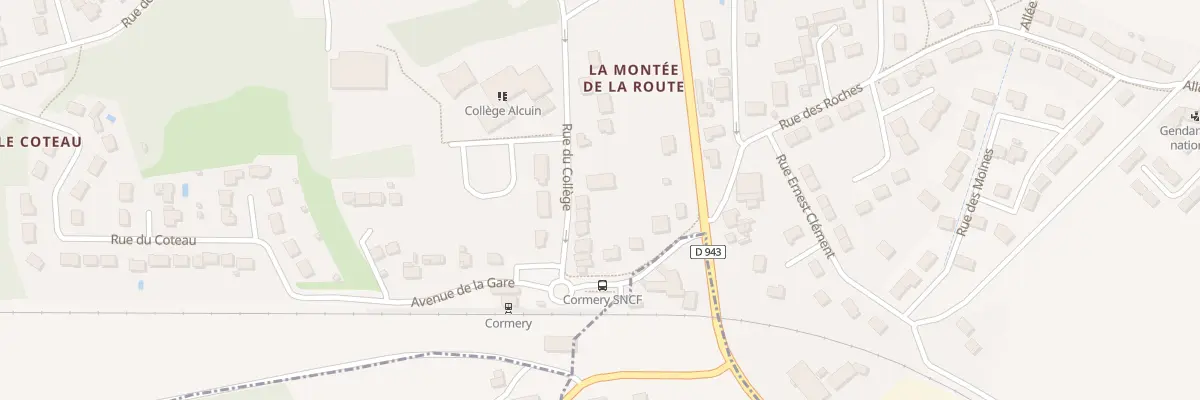 Plan du 31 Rue du Collège à Cormery