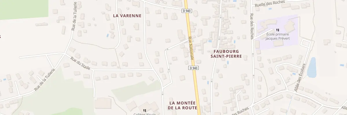 Plan du 66 Rue Nationale à Cormery
