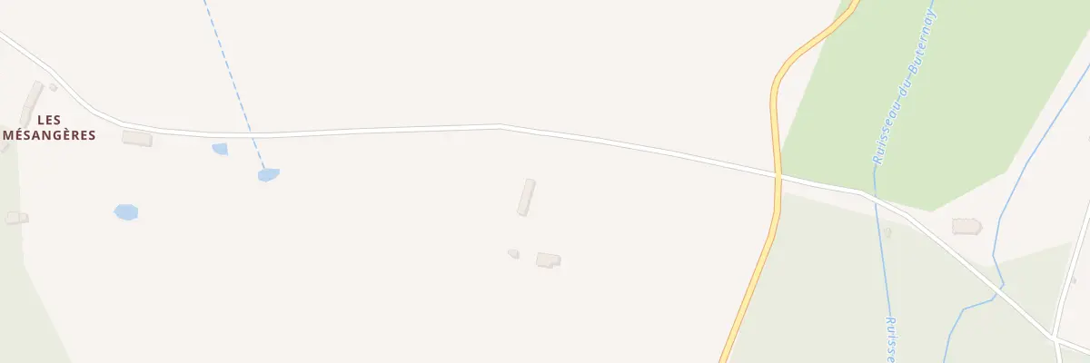 Plan du 1 Rte de Mesangeres à La Ferté-Vidame