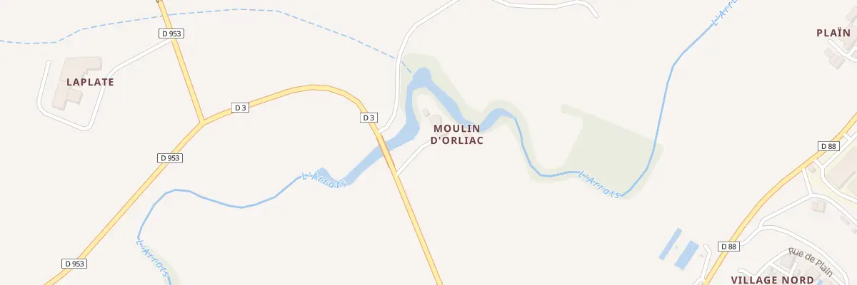 Plan du 1075 Rte de Lomagne à Mansonville