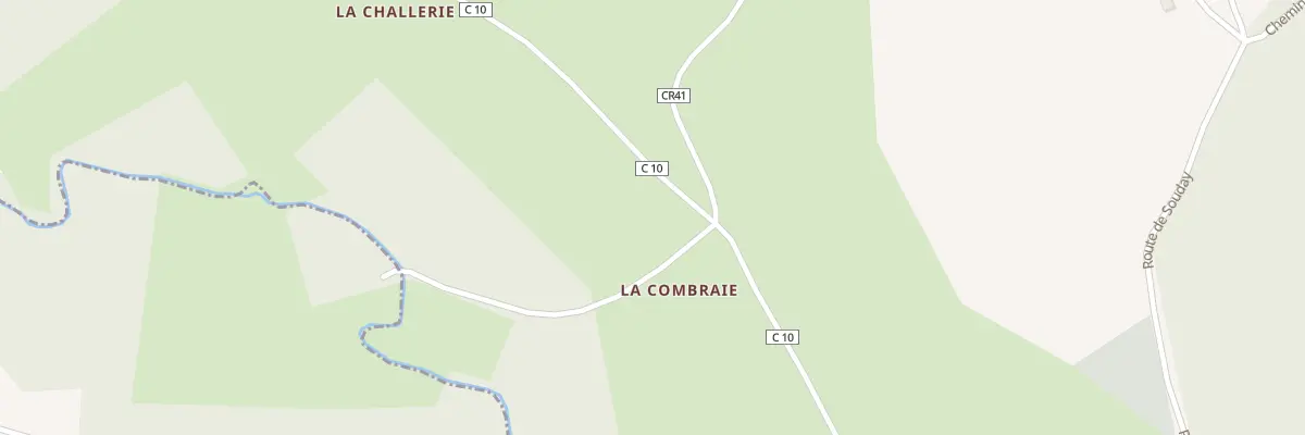 Plan du 5 La Combraie à Baillou