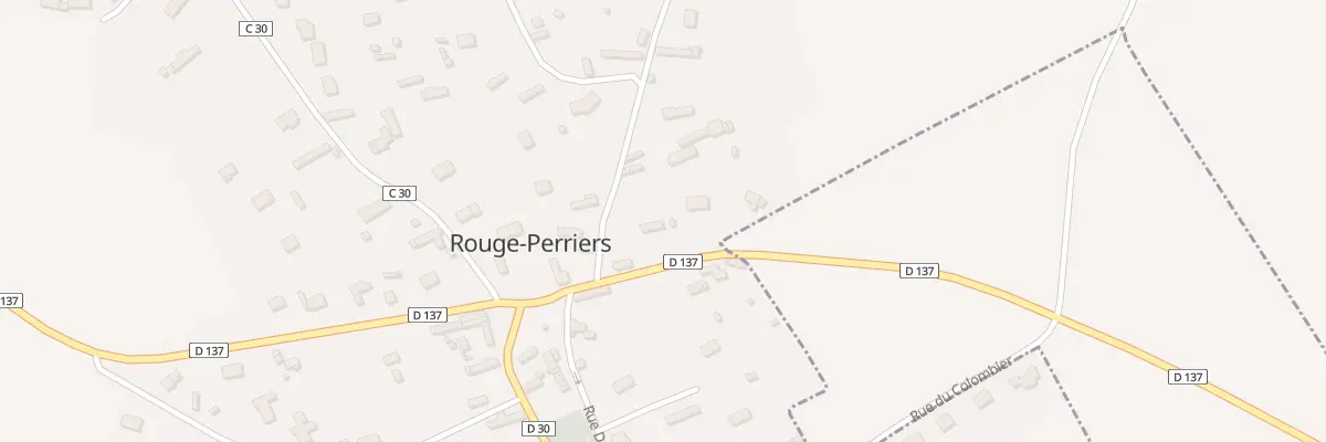 Plan du 25 Le Bourg à Rouge-Perriers