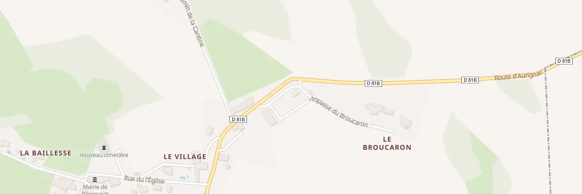 Plan du 36 Le Broucaron à Peyrouzet
