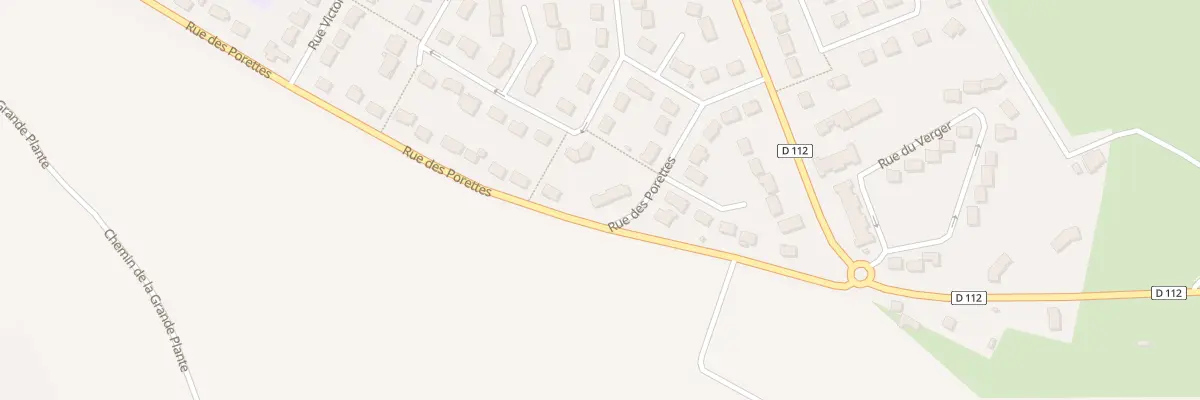 Plan du 74 Rue des Porettes à Nogent-le-Rotrou