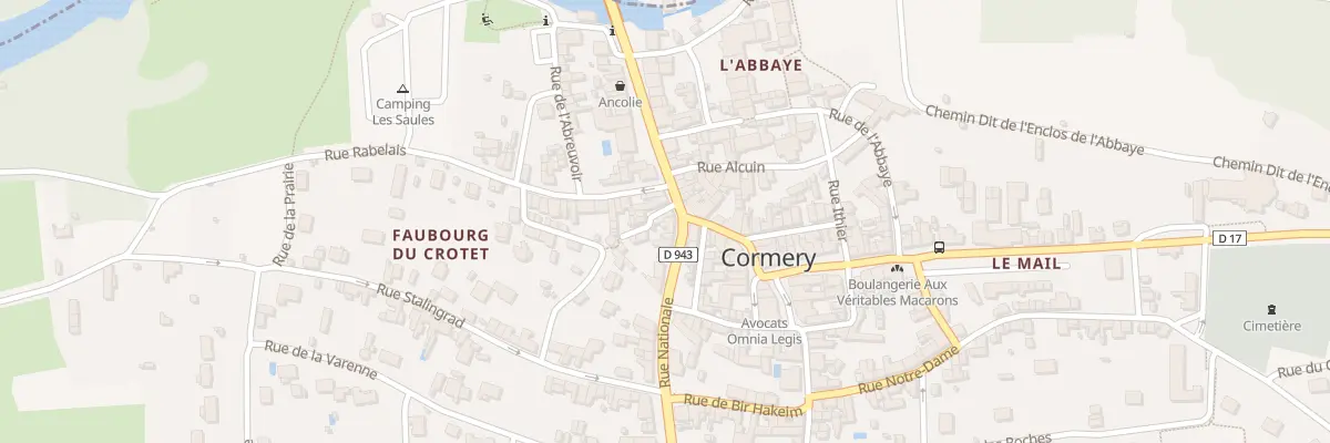 Plan du 30 Rue Nationale à Cormery