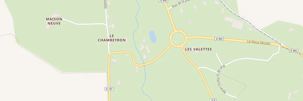 Plan du 9001 Le Vieux Moulin à Saint-Jean-Pierre-Fixte