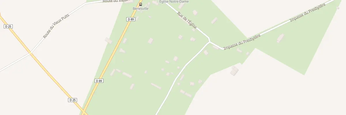Plan du 14 Rue de l’Eglise à Bénesville
