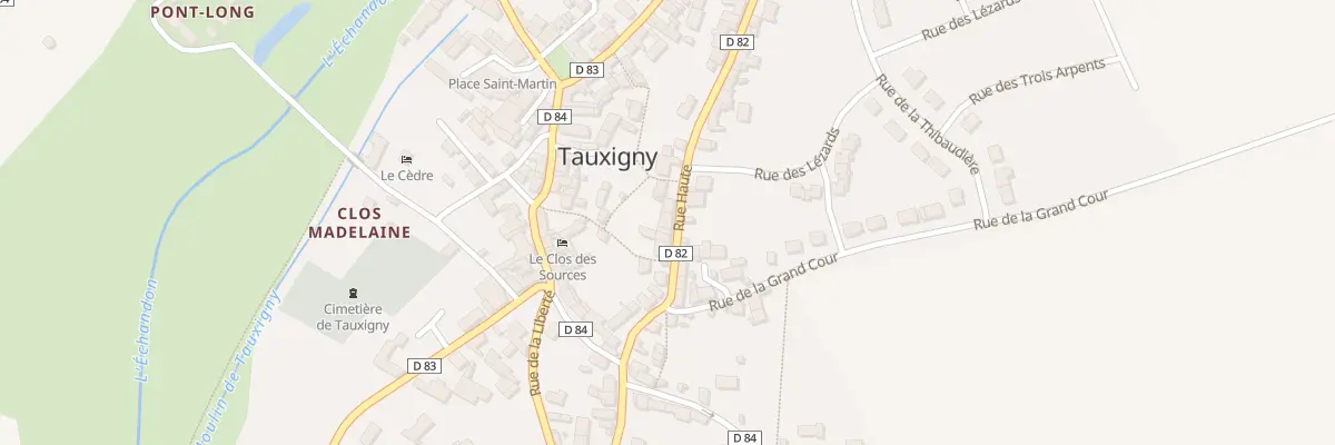 Plan du 42 Rue Haute à Tauxigny-Saint-Bauld