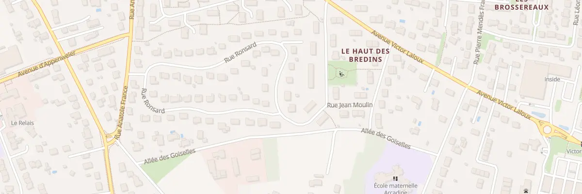 Plan du 25 Rue Ronsard à Montlouis-sur-Loire