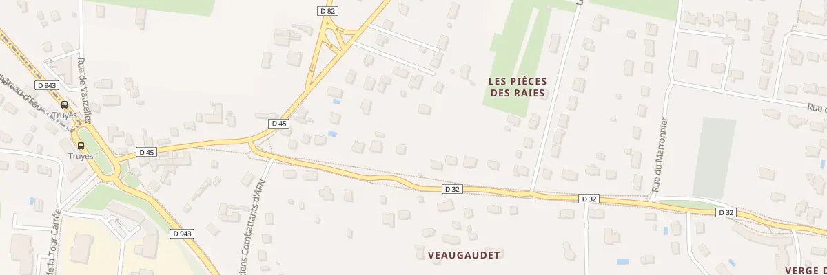 Plan du 48 Rue du Veaugaudet à Truyes