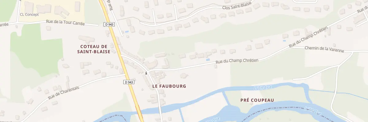 Plan du 40B Rue du Champ Chrétien à Truyes