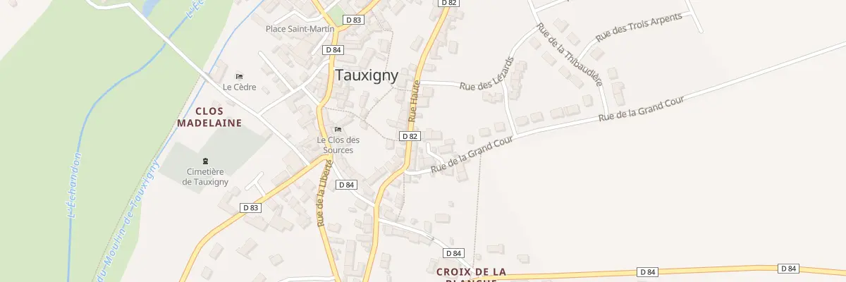 Plan du 3 Res Grand Cour à Tauxigny-Saint-Bauld