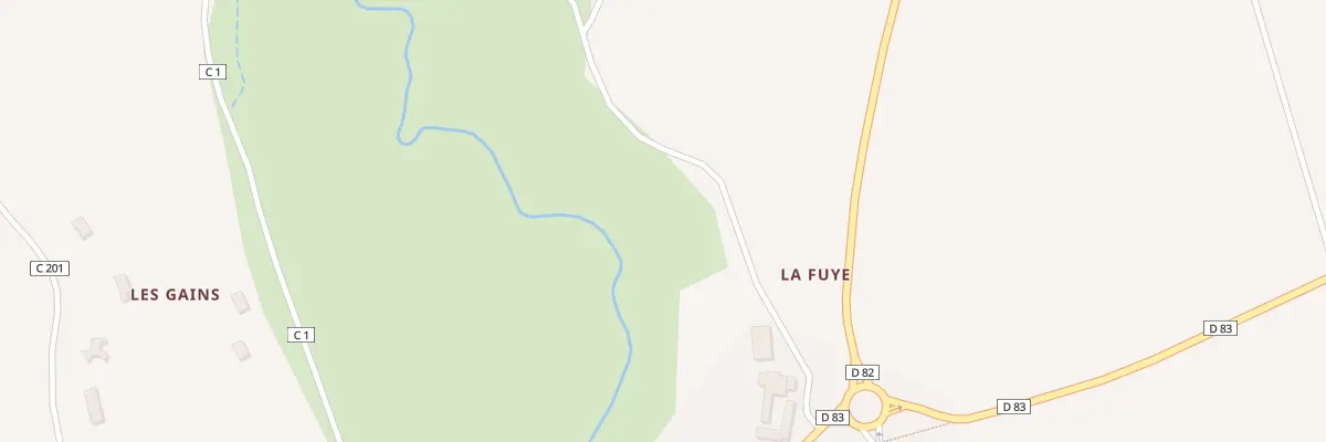 Plan du 1 La Fuye à Tauxigny-Saint-Bauld