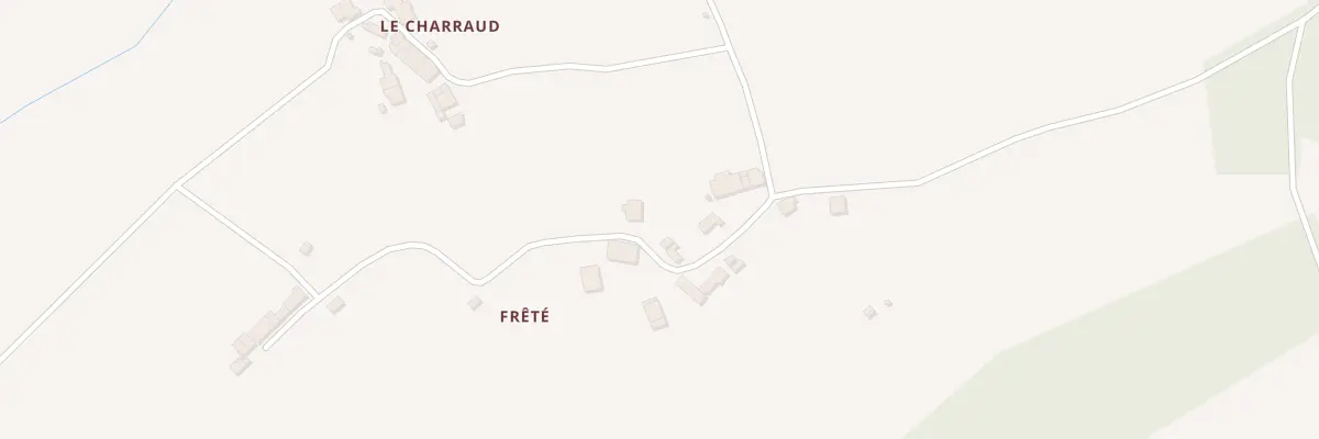 Plan du 5191 Frété à Adriers