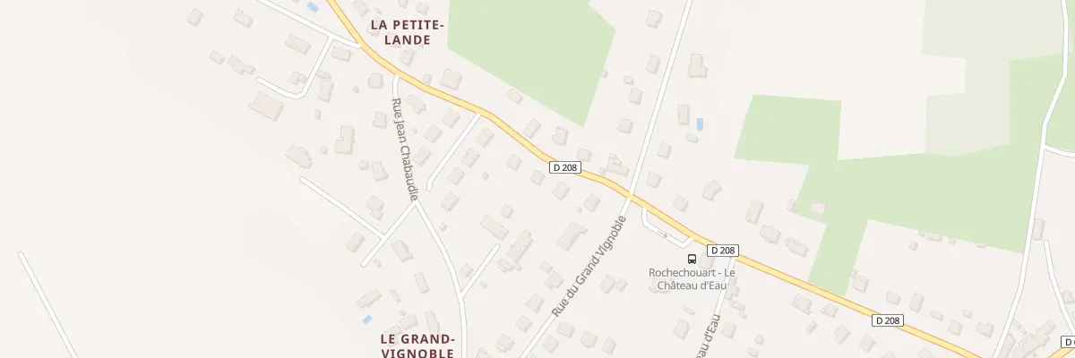 Plan du 6 Rte de la Lande à Rochechouart