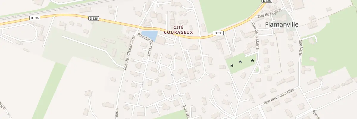 Plan du 5 Rue des Vanneaux à Flamanville