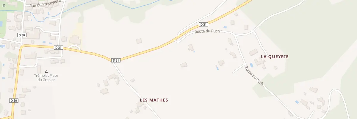 Plan du 160 Rte de Limeuil à Trémolat