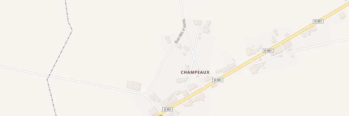 Plan du 5132 Champeaux à Gajoubert