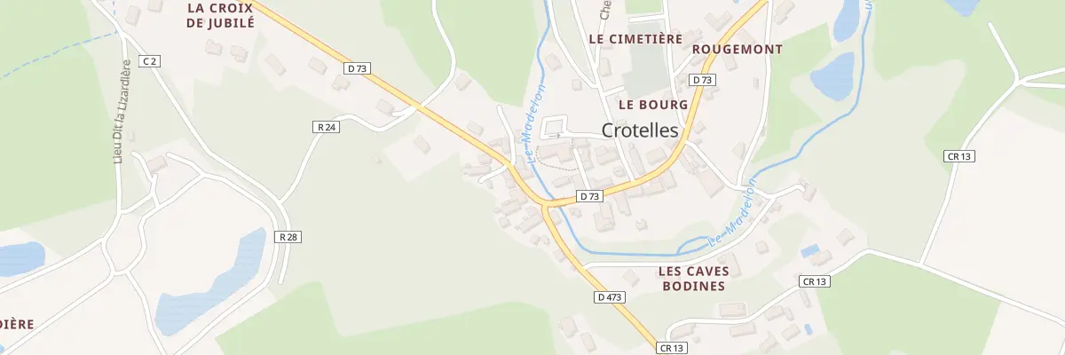 Plan du 6 Rue de la Fontaine à Crotelles