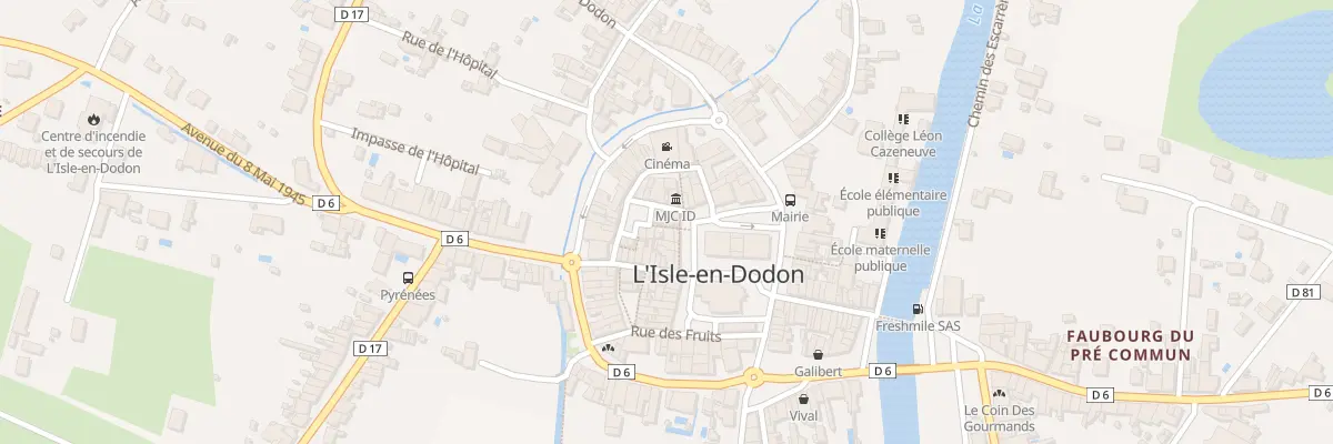 Plan du 12 Pl du Château à L’Isle-en-Dodon