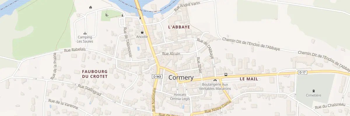 Plan du 2 Rue Alcuin à Cormery