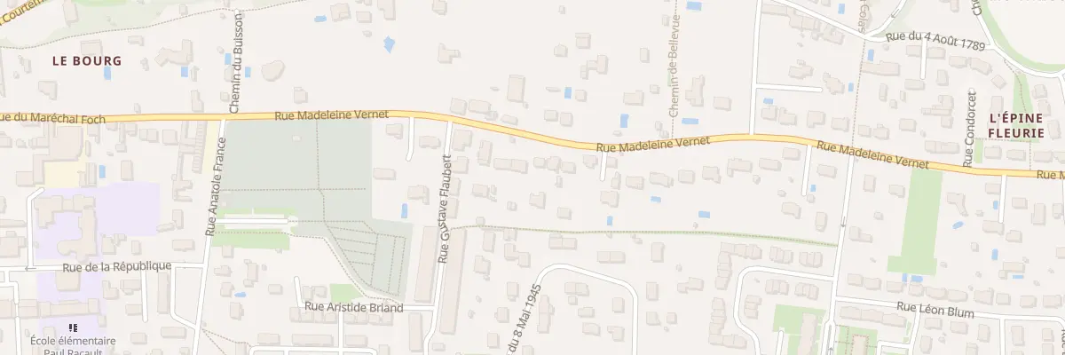 Plan du 12B Rue Madeleine Vernet à Montlouis-sur-Loire